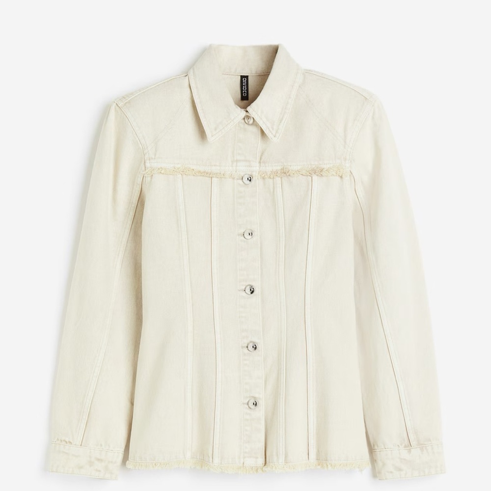 ⭐️H&M divided denim jacket with shoulder pads